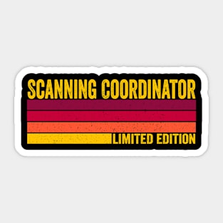 Scanning Coordinator Sticker